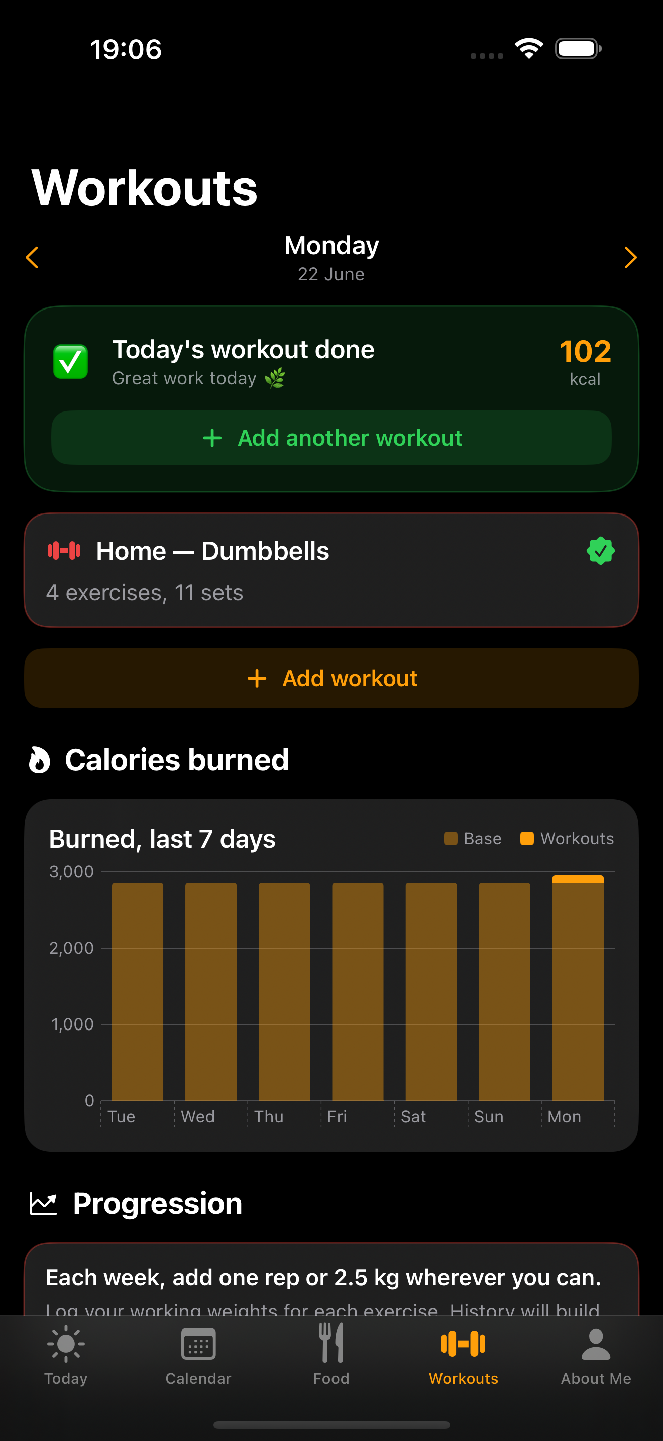 Workouts